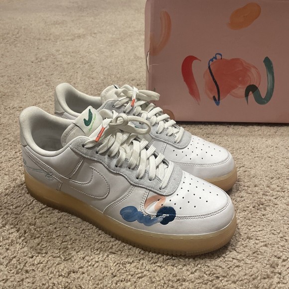 Nike Other - Mayumi Yamase x Nike Air Force 1 Flyleather Earth Day 2021 DB3598-100 Size 10.5